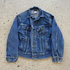 Vintage 90s Lee Blue Western Denim Trucker Jacket
